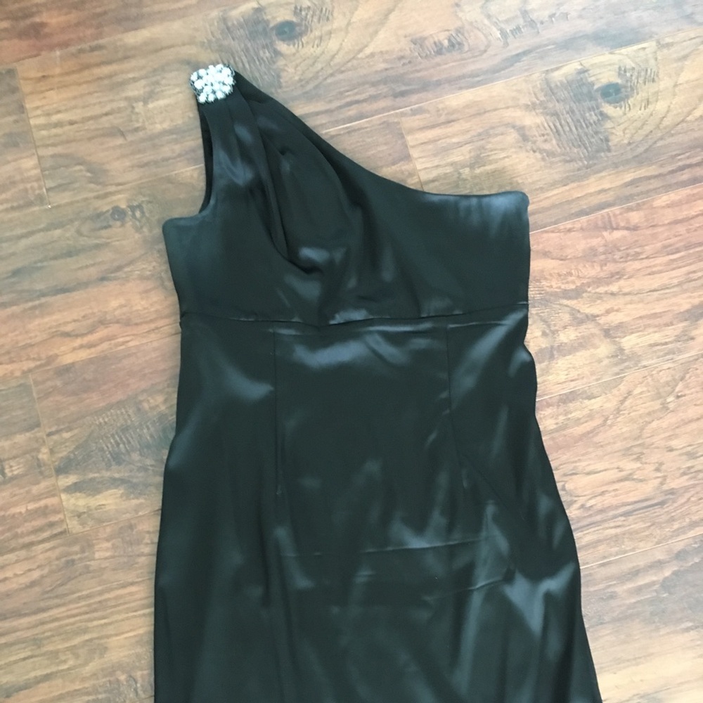 Gorgeous Black one shoulder Calvin Klein dress